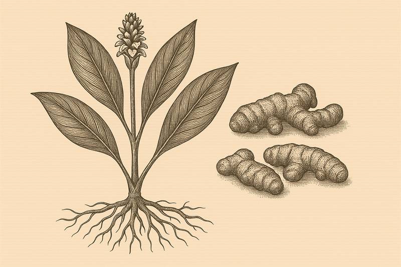 Curcuma (rizoma, curcuminoidi)